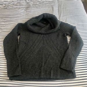 Ann Taylor Gray Turtleneck Sweater